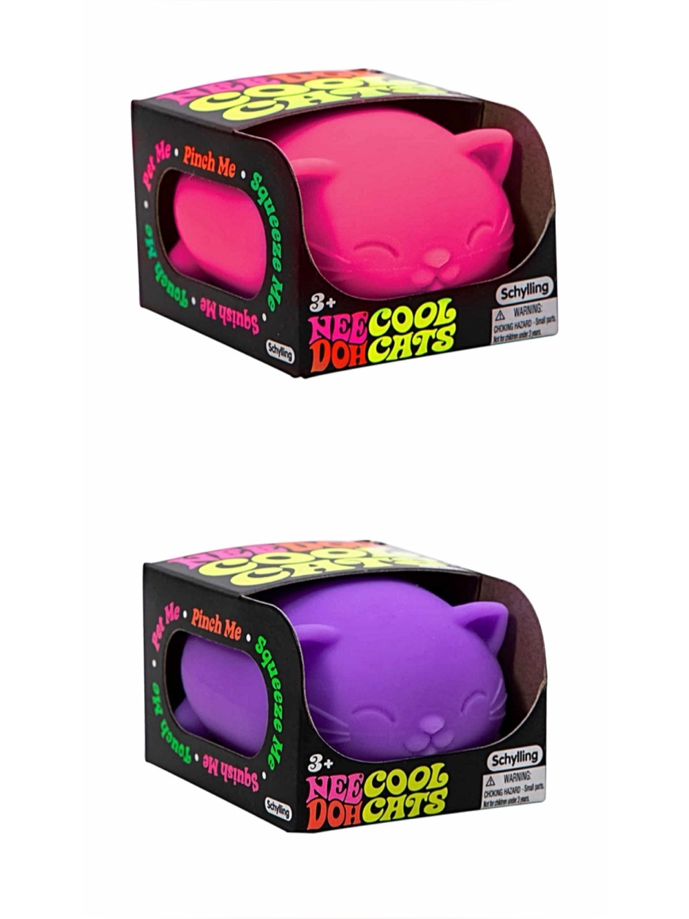 2X New Schylling NeeDoh Cool Cats